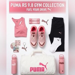 Puma RS 9.8 Proto Pink Burgundy Women’s Sneakers 9.5 Sneakers Only